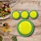 Havercamp Tennis Ball 7" Round Dessert Plates 24 Count Eco Friendly Party Plates